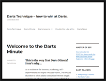 Tablet Screenshot of dartstechnique.com